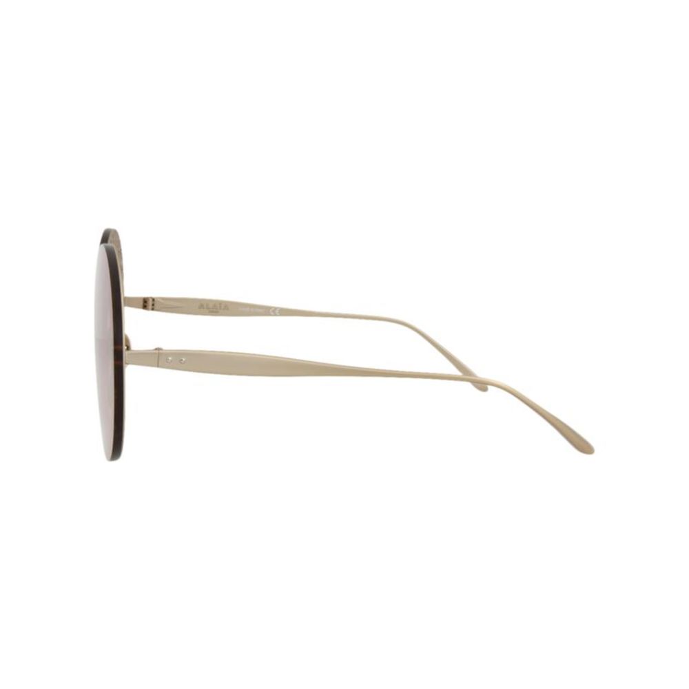 Alaia Aviator-Style Metal Sunglasses Gold Womens - Picture 3 of 4